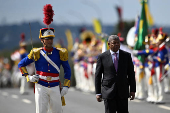 Brazil's President Luiz Inacio Lula da Silva meets Angola's President Joao Lourenco in Brasilia