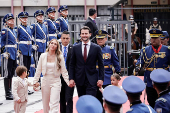 The inauguration of Ecuador's President Daniel Noboa, in Quito