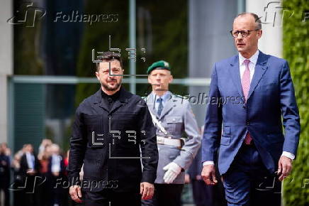 Ukrainian President Volodymyr Zelensky visits Berlin