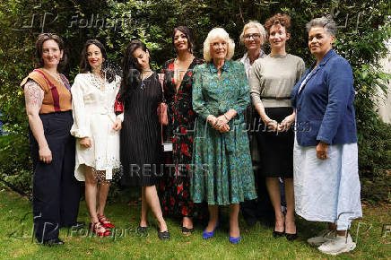 Britain's Queen Camilla attends the Women's Prize for Fiction and Nonfiction event in London