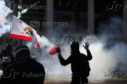 No Kings Day protests, in Los Angeles