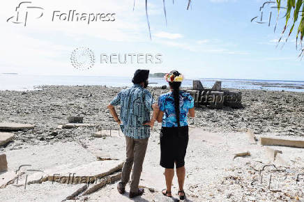 FILE PHOTO: World Bank's president Ajay Banga visits Funafuti