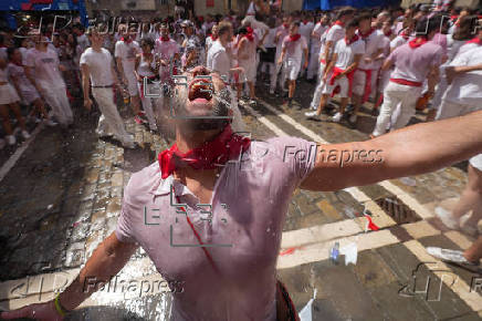 Todo listo para el comienzo de los Sanfermines