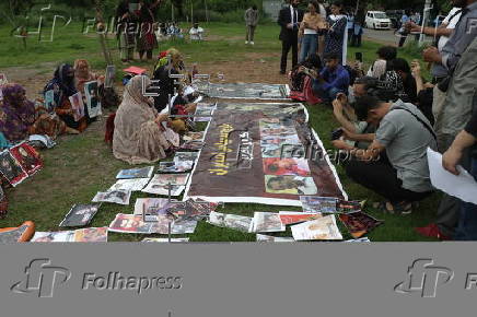 Baloch activists protest demanding release of jailed leader in Islamabad