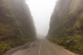 Névoa na Rodovia SC-370 em Urubici