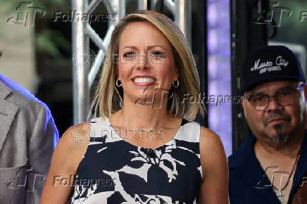 Dreyer smiles during a taping of the 'TODAY' show in New York