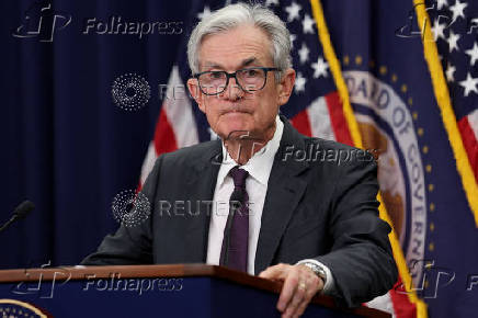 U.S. Federal Reserve Chair Jerome Powell holds a press conference, in Washington