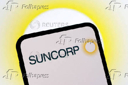 FILE PHOTO: Illustration shows Suncorp logo