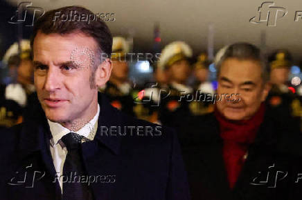 French President Macron visits China