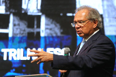Ministro Paulo Guedes na #ABX22 Automotive Business, no São Paulo Expo