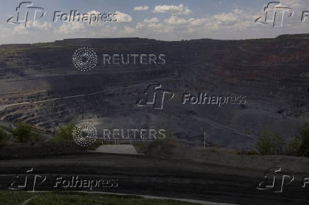 Iron ore open pit mine in Kryvyi Rih