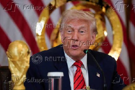 U.S. President Donald Trump holds a meeting of the FIFA Task Force in Washington