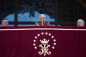 Pope Leo attends prayer service at Rome's Basilica of Saint Mary Major