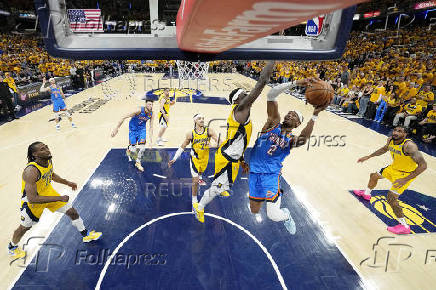 NBA: Finals-Oklahoma City Thunder at Indiana Pacers