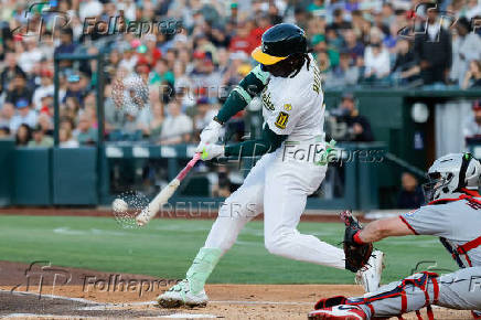 MLB: Cleveland Guardians at Athletics