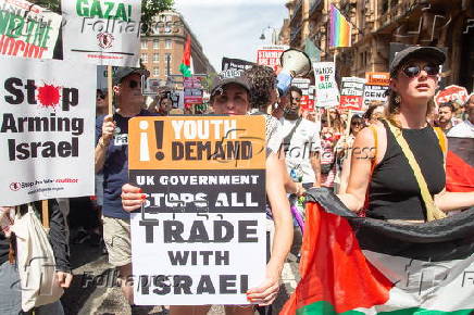National March for Palestine in London