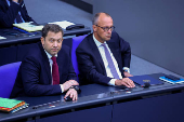Session at the German lower house of parliament Bundestag, in Berlin