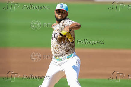 MLB: Texas Rangers at San Diego Padres