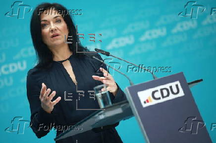 Press conference after German Christian Democratic Union party board meeting in Berlin