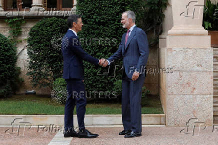 Spain's Prime Minister Sanchez and King Felipe attend summer meeting in Palma de Mallorca