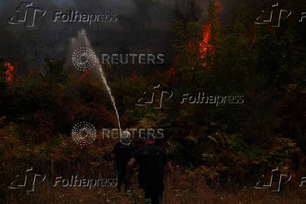 Wildfire in Albania