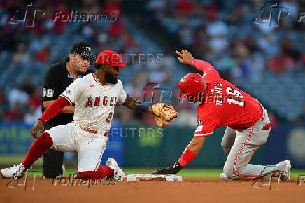 MLB: Cincinnati Reds at Los Angeles Angels