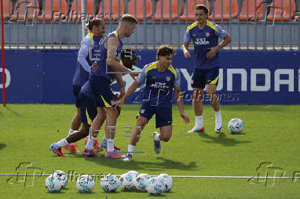 Entrenamiento del Atlético de Madrid