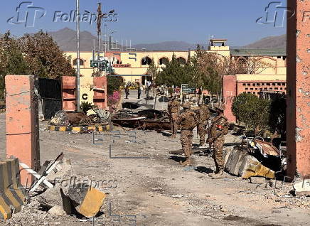 Aftermath of attack on Pakistani military college near Afghan border