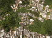 Casas em área de risco