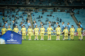 Partida entre grêmio e club atlético grau (per) pela copa conmebol sudamericana 2025