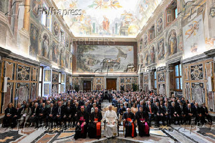 Pope Leo XIV meets with members of the Centesimus Annus Foundation