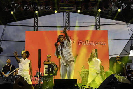 Cantor baiano Leo Santana na Virada Cultural 2025