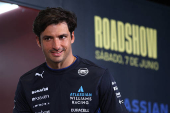Williams' Carlos Sainz Jr. takes part in roadshow at Madrid's future Formula One circuit