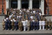 Felipe VI preside acto de clausura del XXVI Curso de Estado Mayor de las Fuerzas Armadas