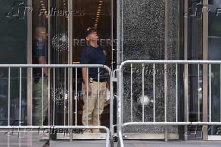 Aftermath of a deadly mass shooting in Manhattan, in New York City