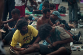 Movimento de dependentes químicos na região da Cracolândia