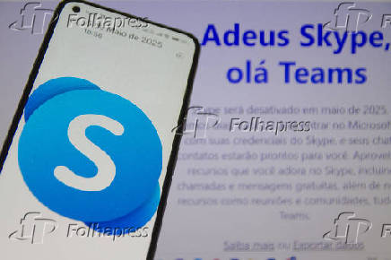 Microsoft está desativando o serviço de videochamadas Skype