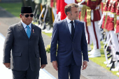 French President Macron visits Indonesia