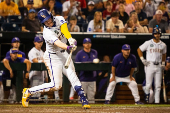 NCAA Baseball: College World Series-Arkansas v LSU