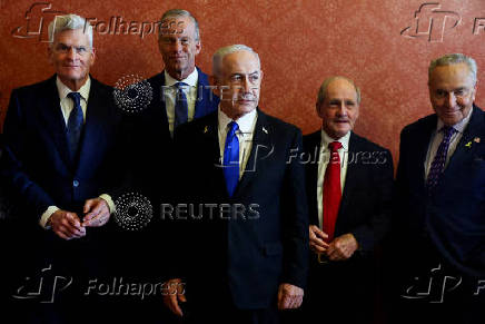 Israel's Prime Minister Netanyahu visits Washington D.C.