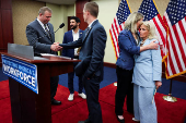 U.S. House members hold news conference in support of federal workers