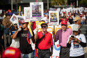 Manifestación en Caracas de apoyo a hijos de migrantes venezolanos deportados