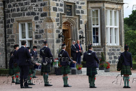 U.S. President Donald Trump visits Scotland