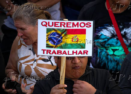 Protesto de Ambulantes em frente à Prefeitura de São Paulo