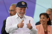 Lula durante evento em Belford Roxo (RJ)