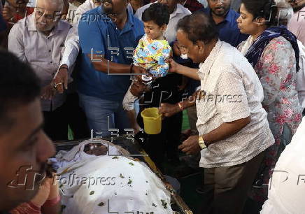 Funeral for Kashmir attack victim held in Bangalore