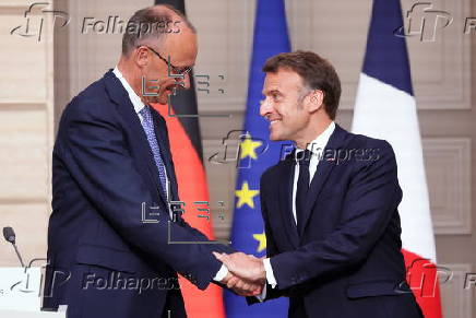 New German Chancellor Merz visits Paris