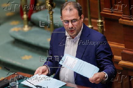 Belgian Prime Minister Bart De Wever responds to motion on Gaza situation in Brussels