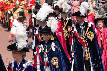Garter Day service at Windsor Castle
