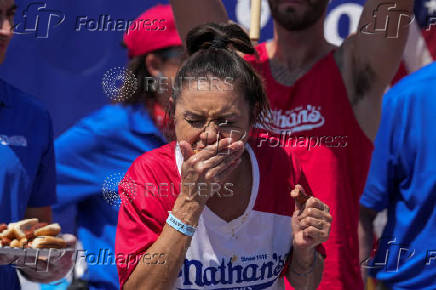 2025 Nathan's Famous International Hot Dog Eating Contest in New York City